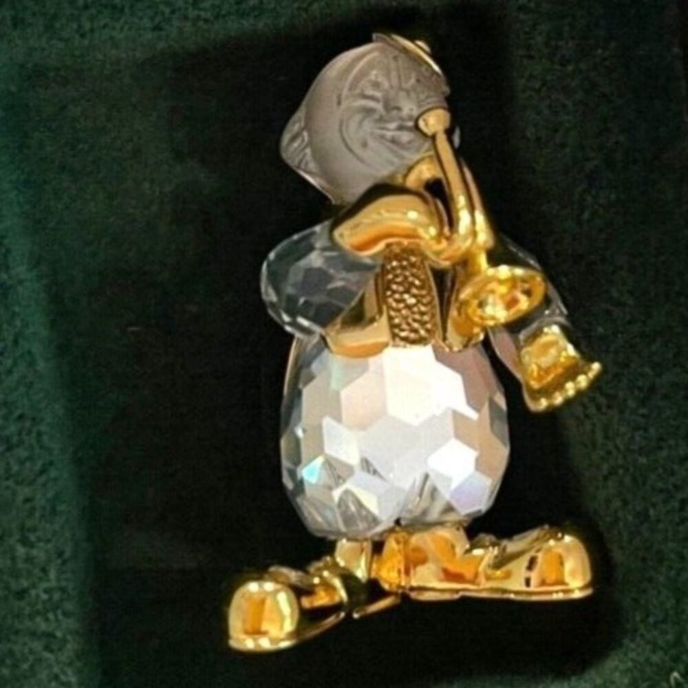 Vintage Swarovski Brooch Pin Crystal Memories Clown‎ Trumpet 220 311 MSRP$50